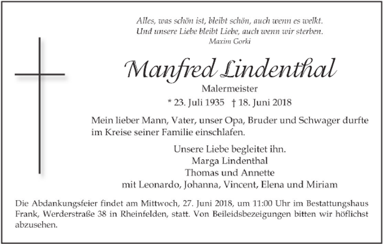 <p>Manfred Lindenthal</p>