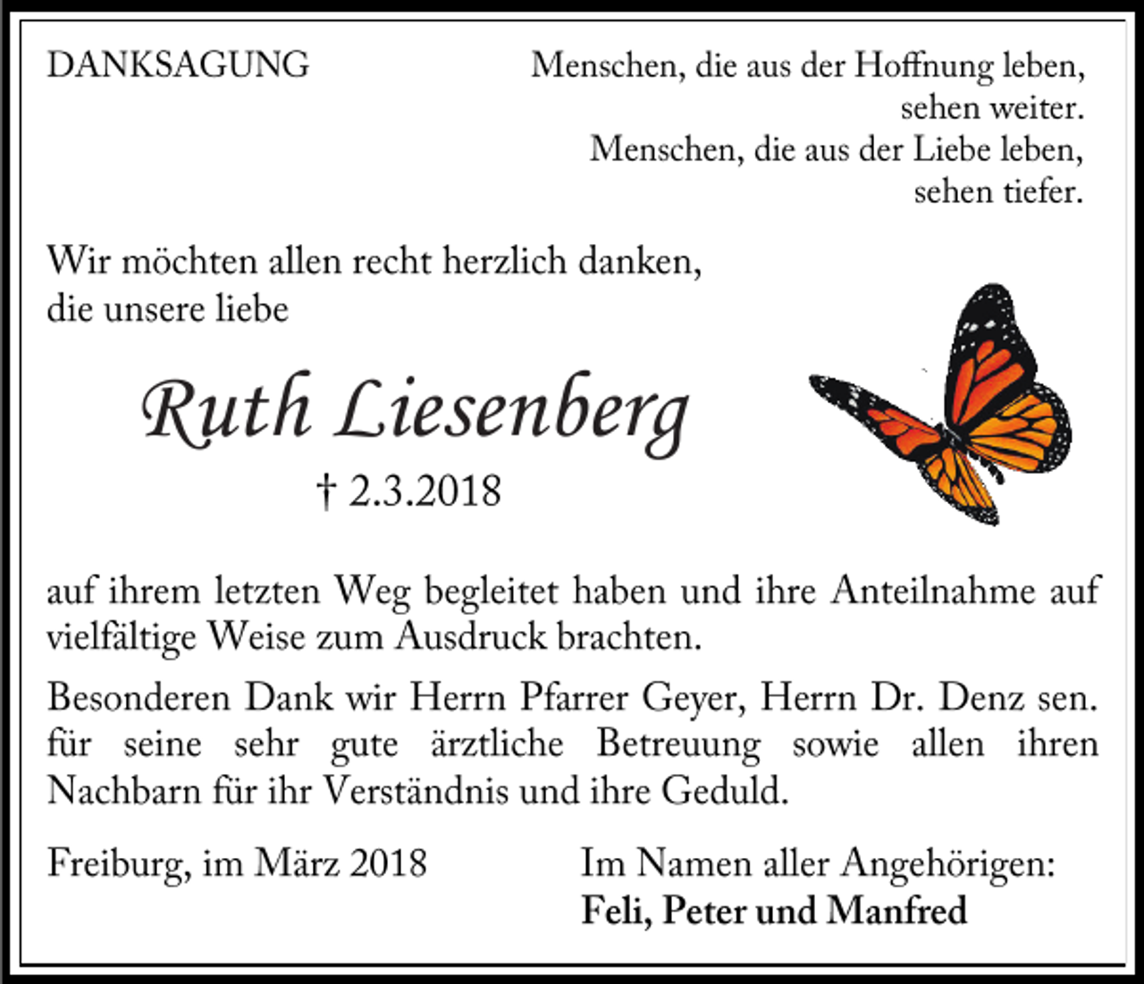 <p>Ruth Liesenberg</p>
