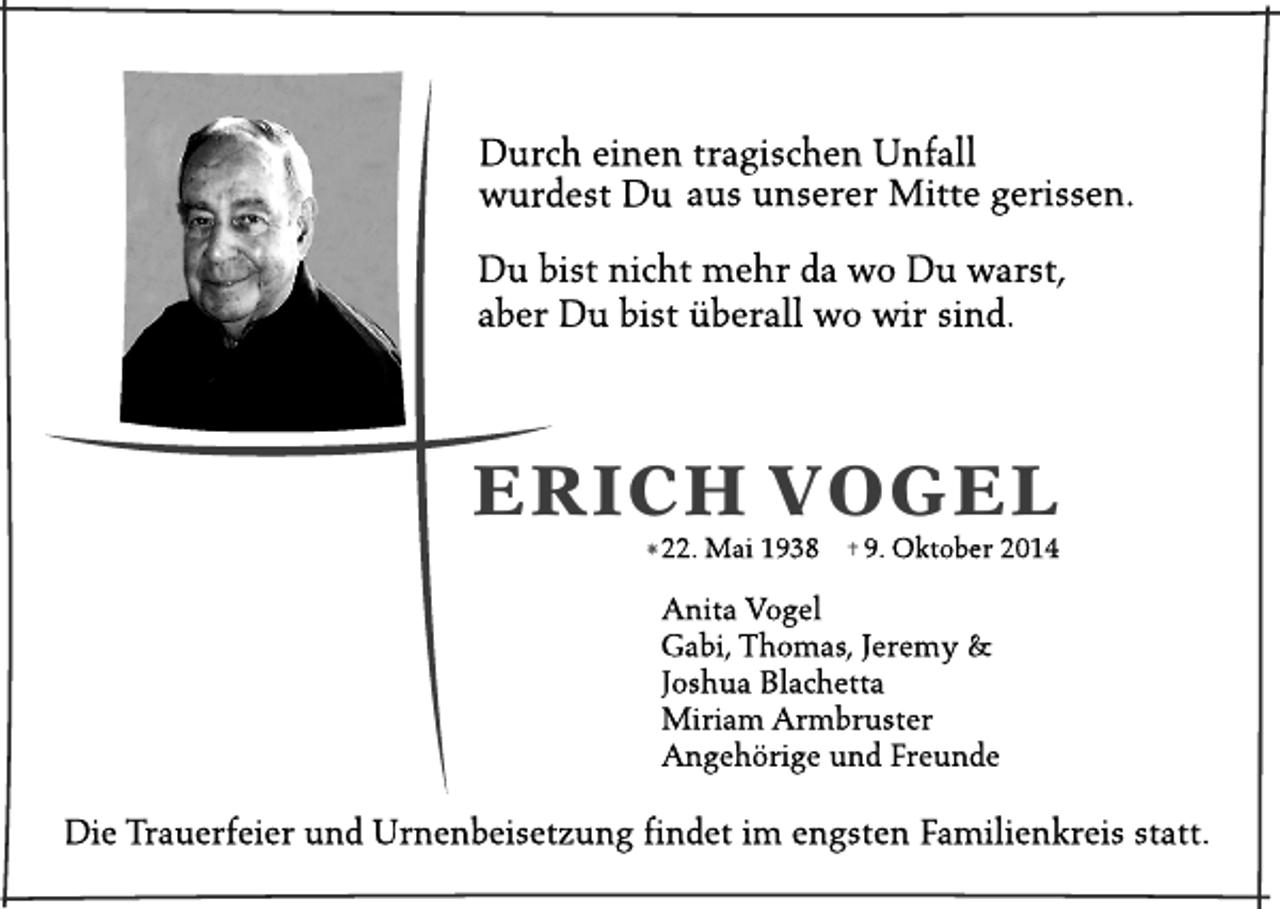<p>ERICH VOGEL</p>