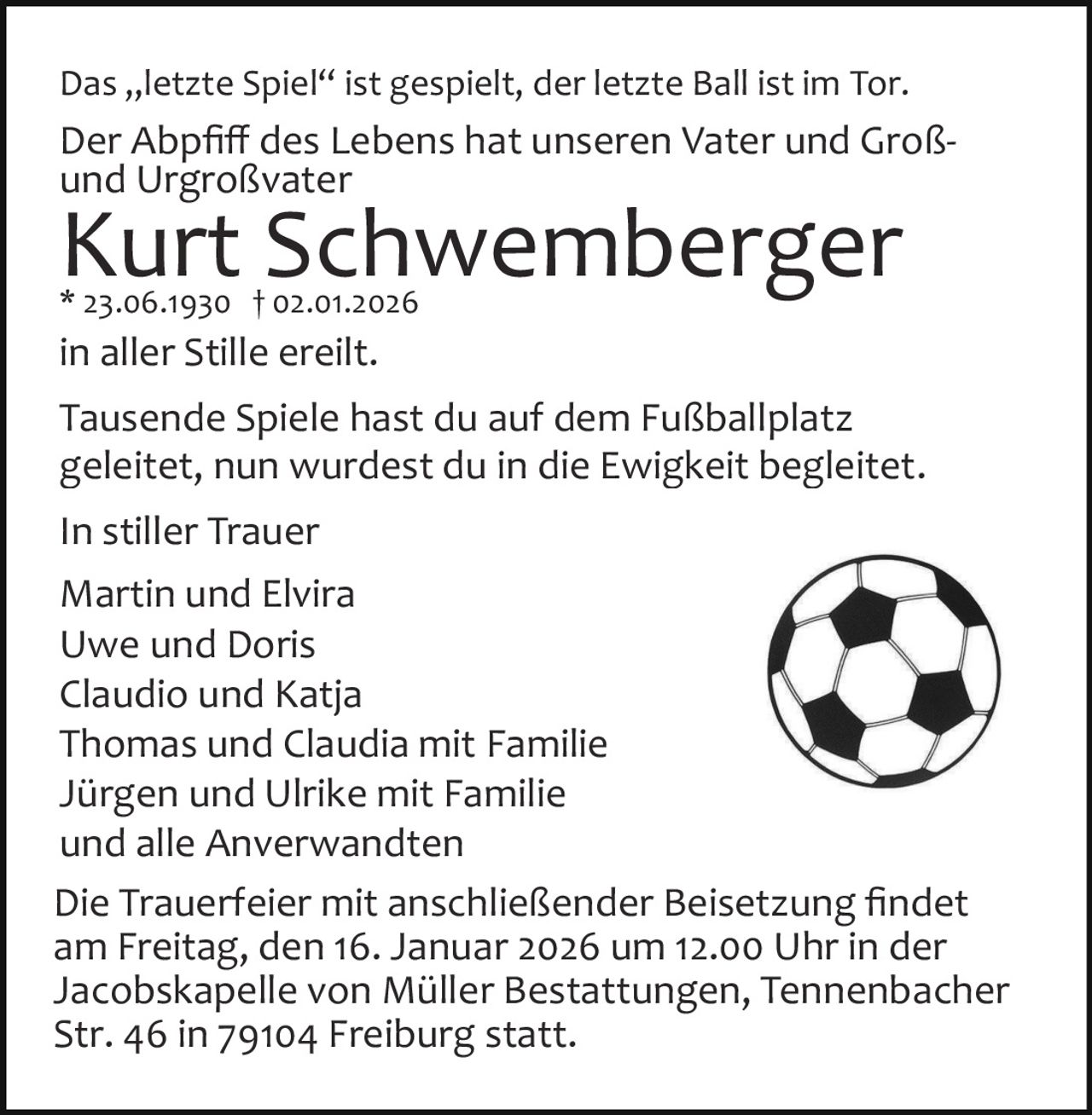 Ankündigung