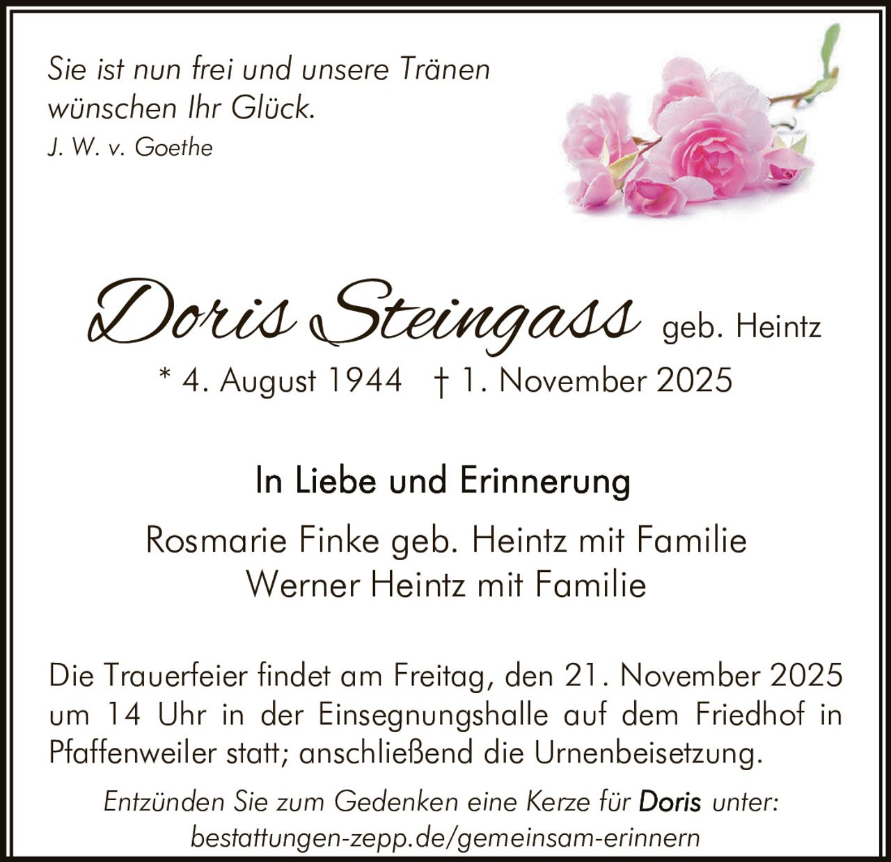 Announcement