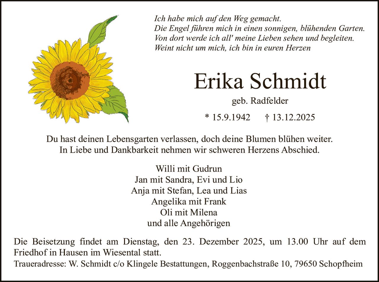 Ankündigung