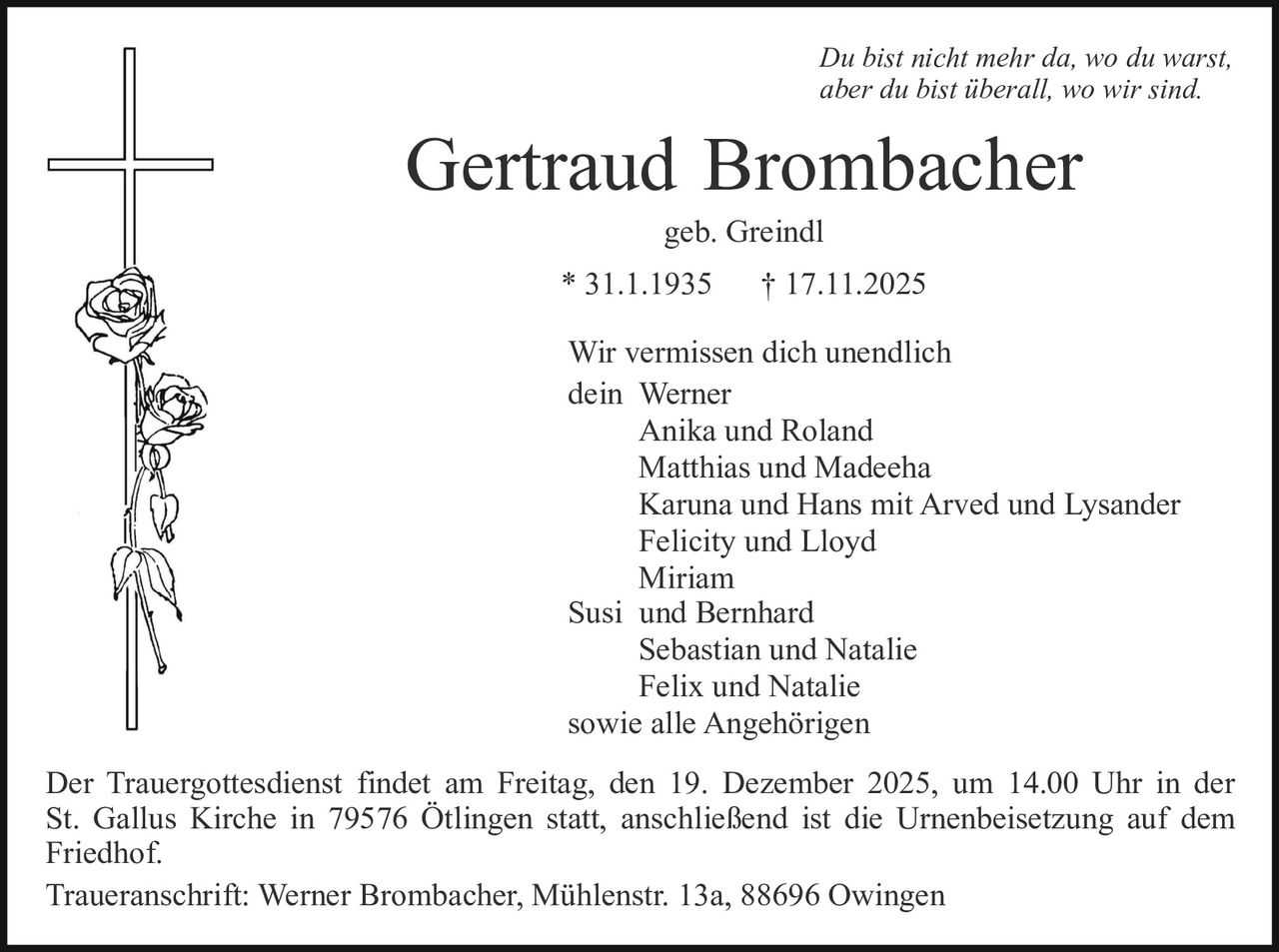 Ankündigung