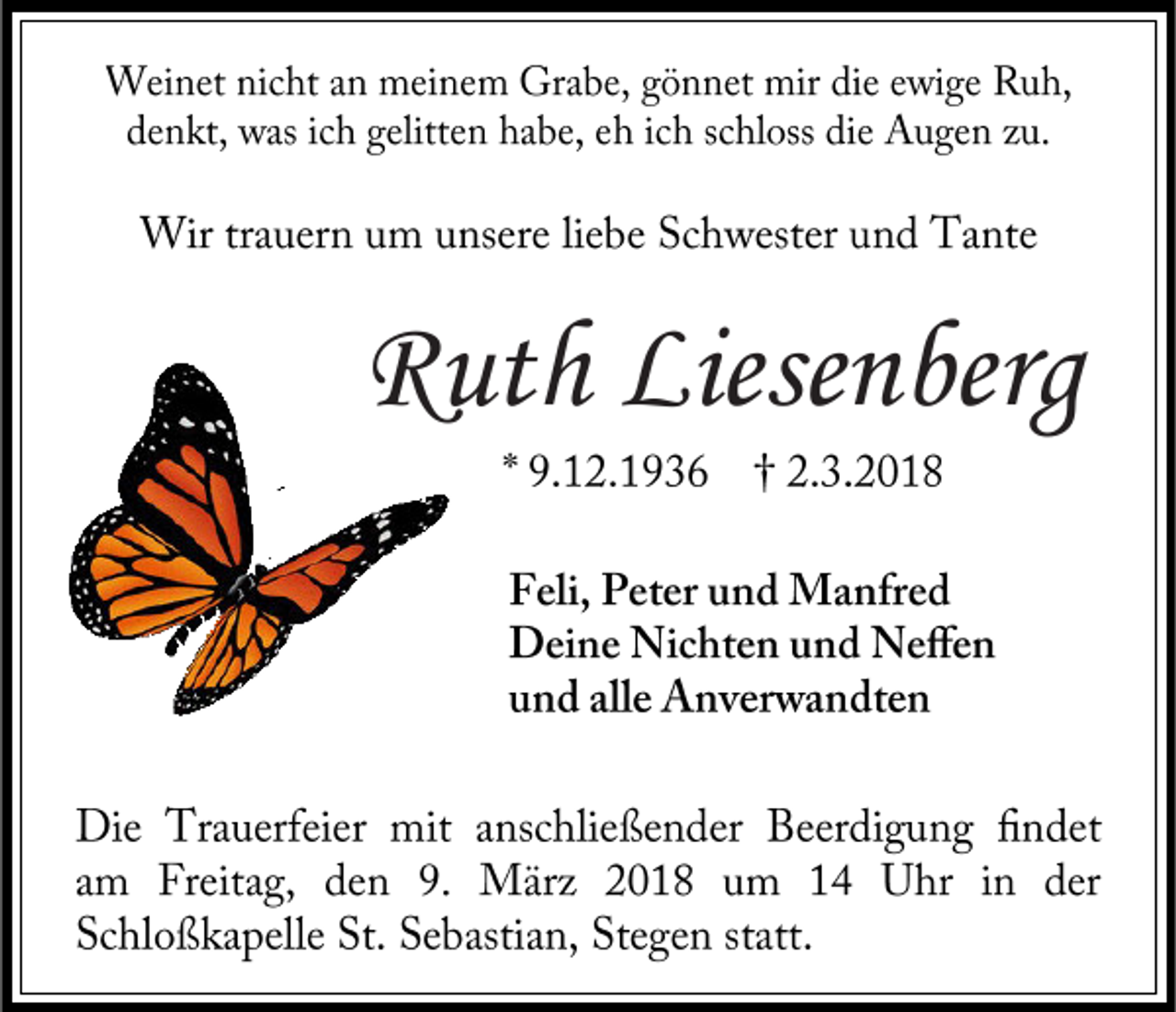 <p>Ruth Liesenberg</p>