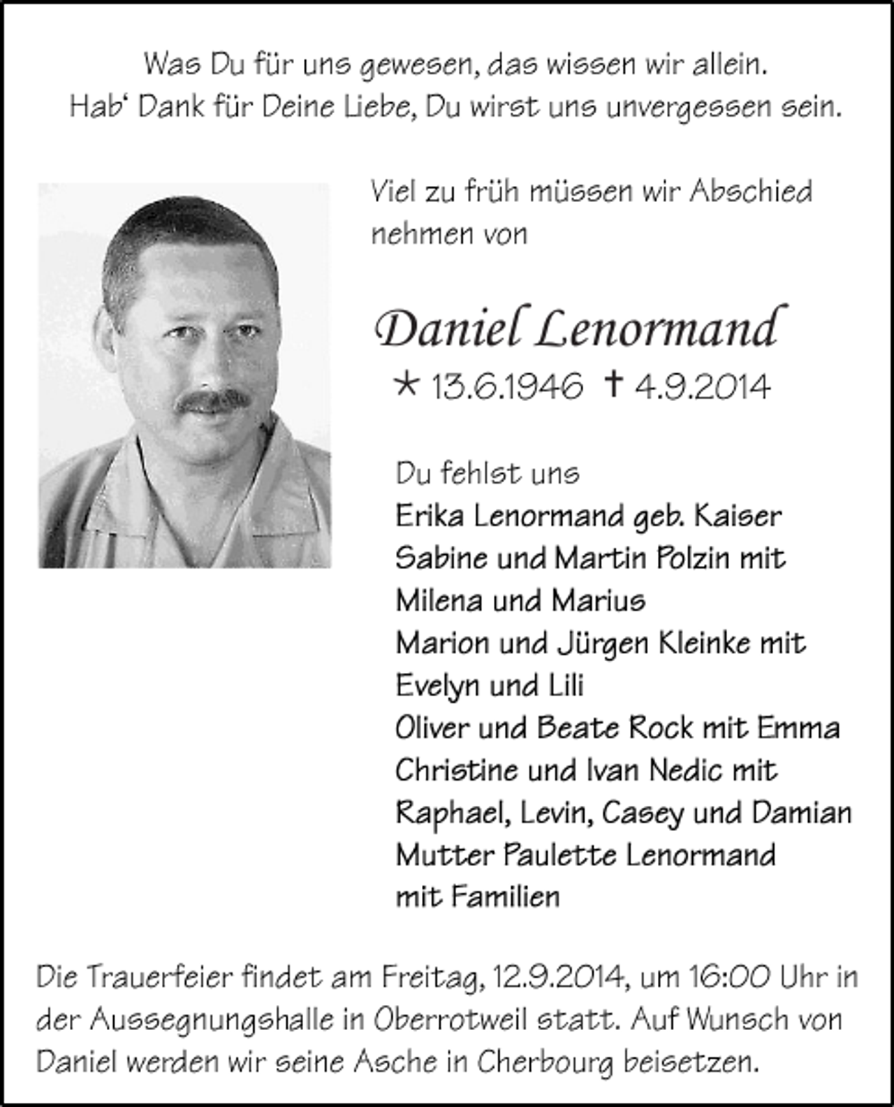 <p>Daniel Lenormand<br /></p><p></p>