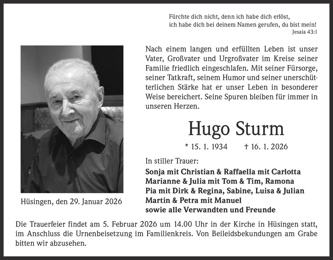 Ankündigung