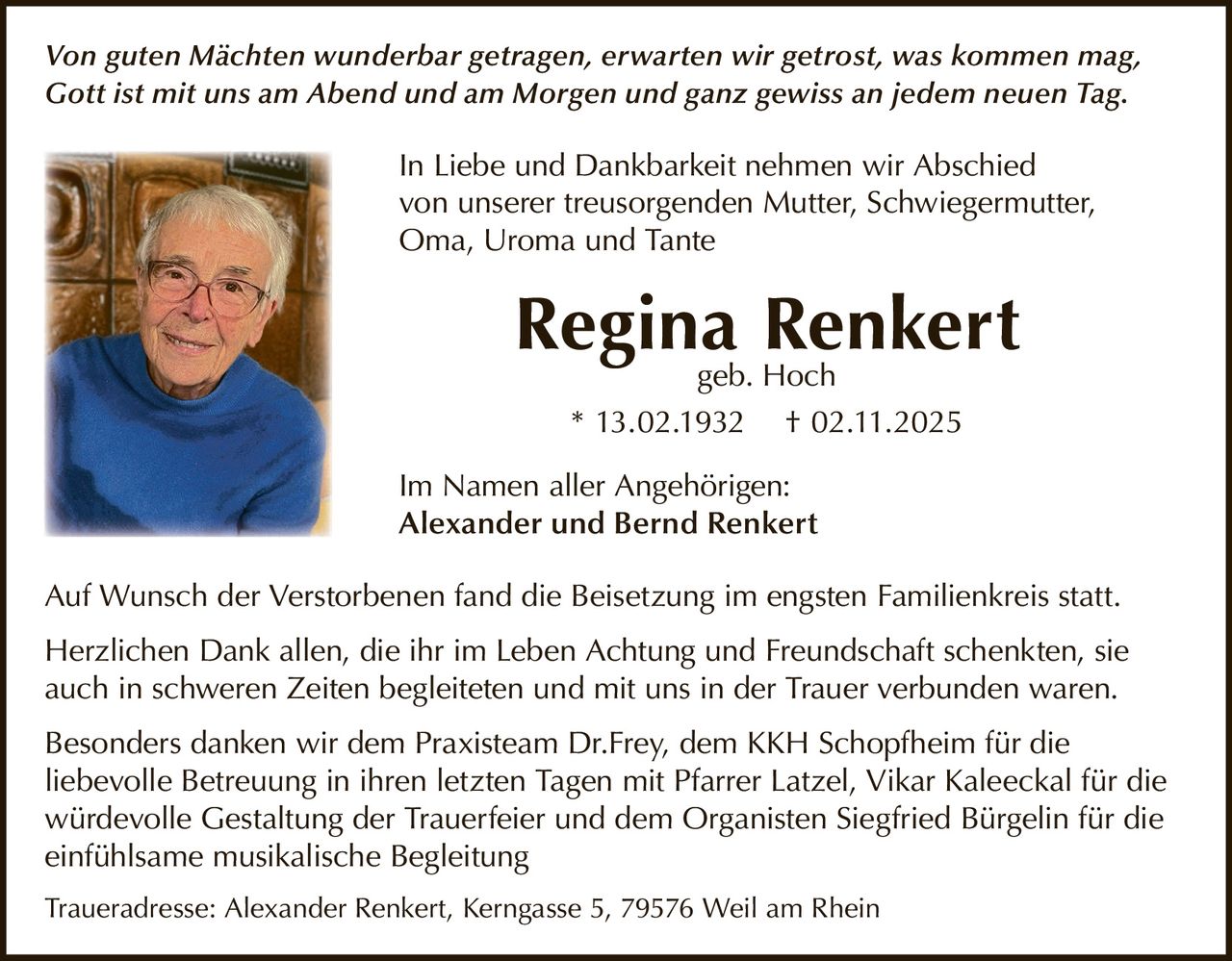 Ankündigung
