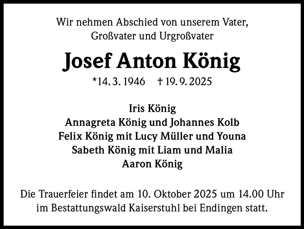 Ankündigung