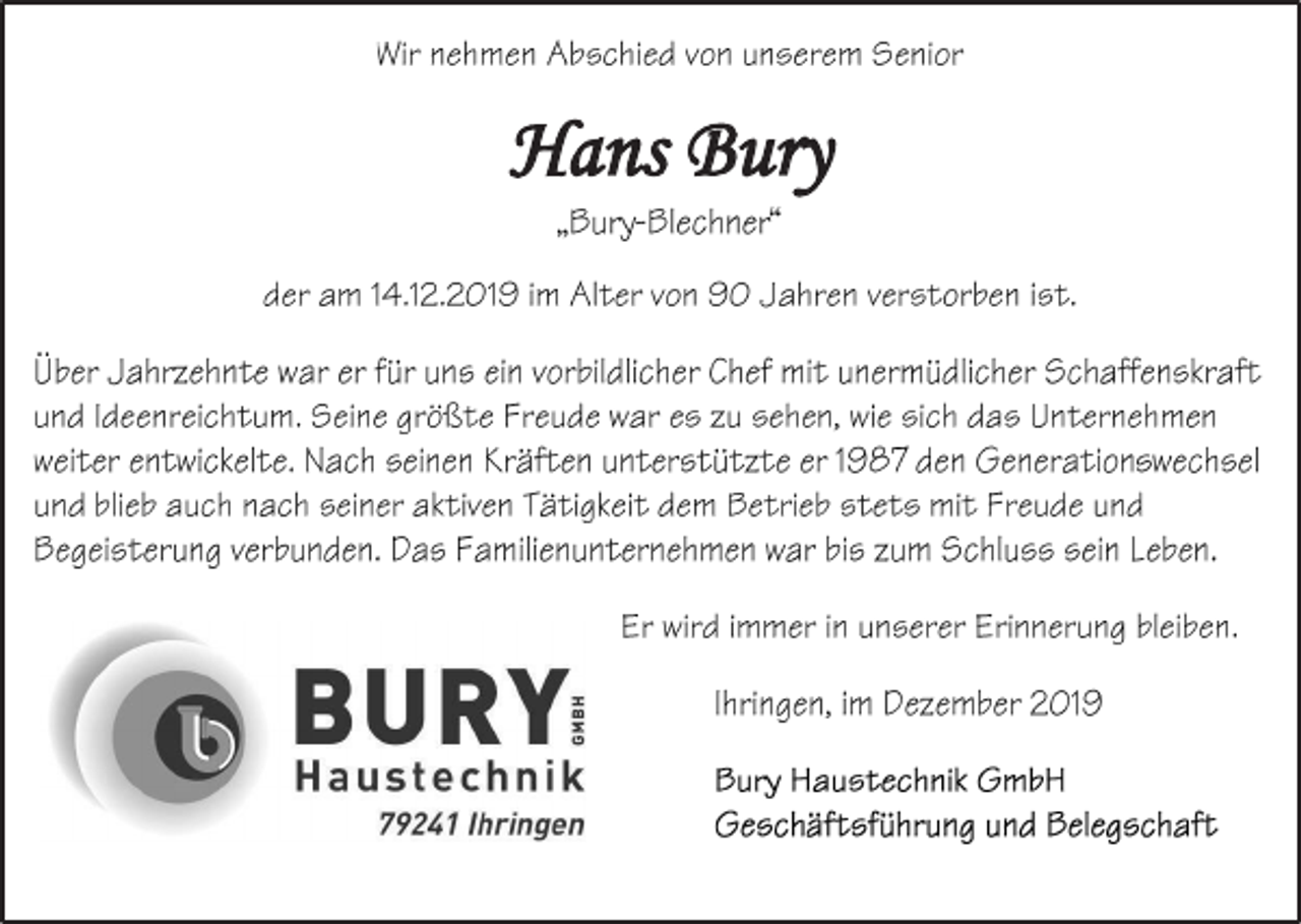 <p>Hans Bury</p>