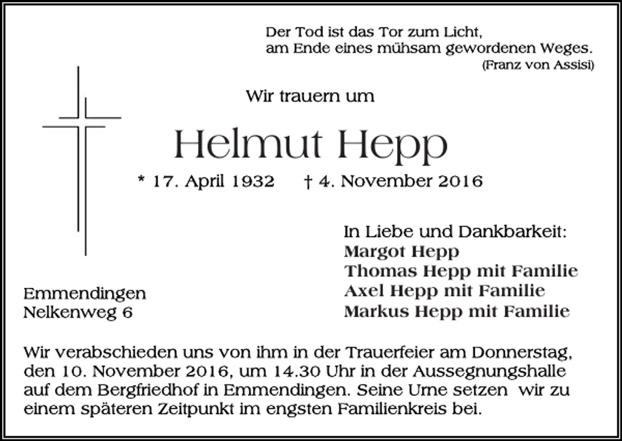 <p>Helmut Hepp<br />Margot Hepp<br />Thomas Hepp mit Familie<br />Axel Hepp mit Familie<br />Markus Hepp mit Familie</p>