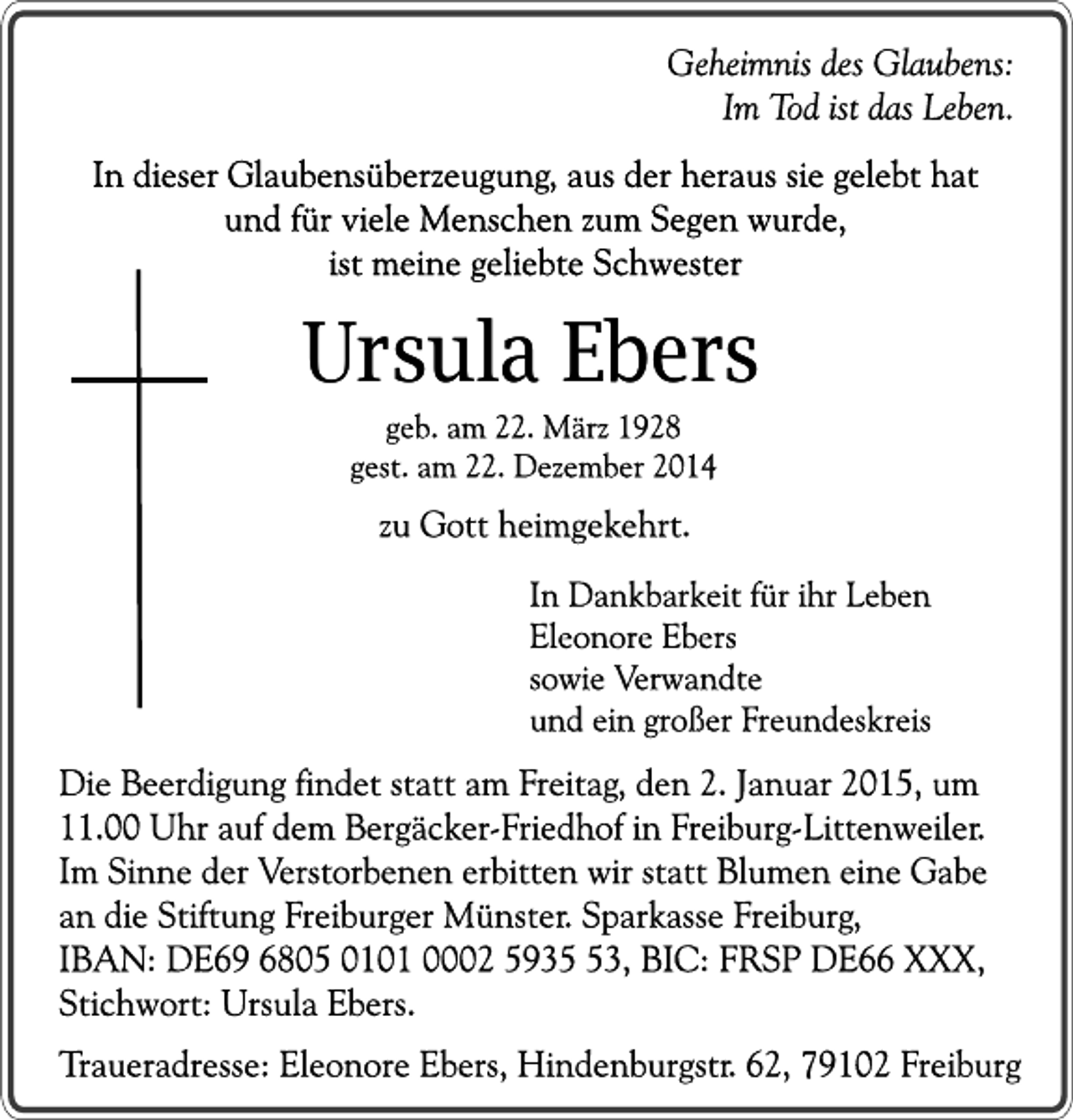 <p>Ursula Ebers</p>