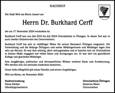 Ankündigung