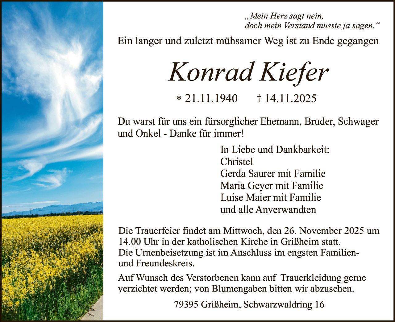 Ankündigung