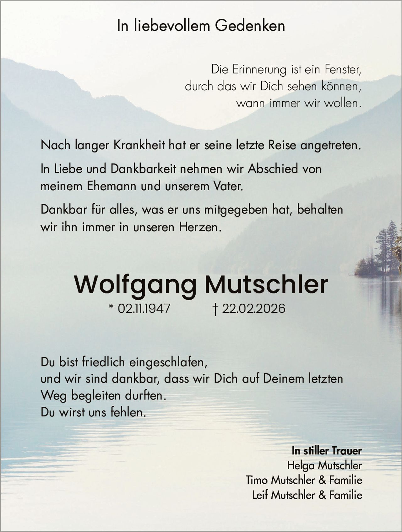 Ankündigung