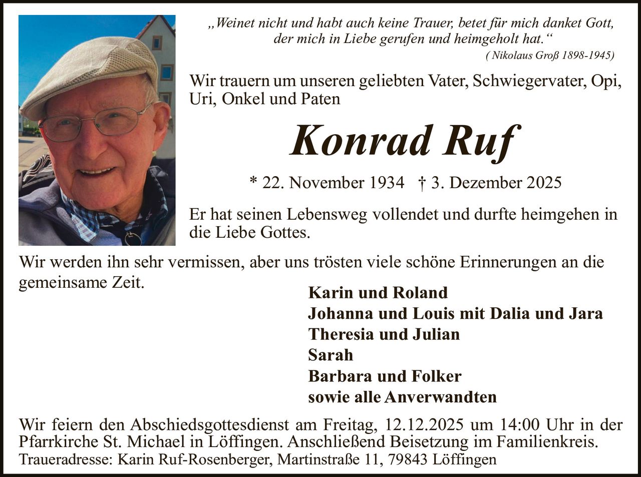 Ankündigung