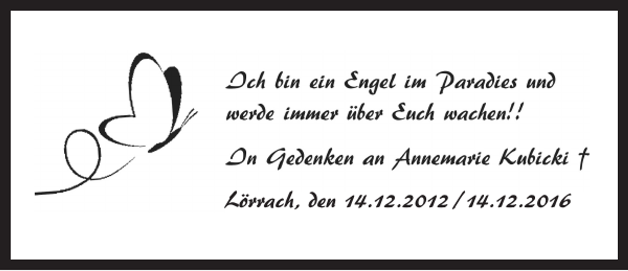 <p>Lörrach, den 14.12.2012 /14.12.2016</p>