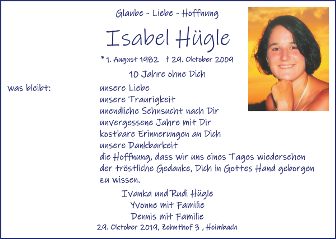 <p>Isabel Hügle</p>