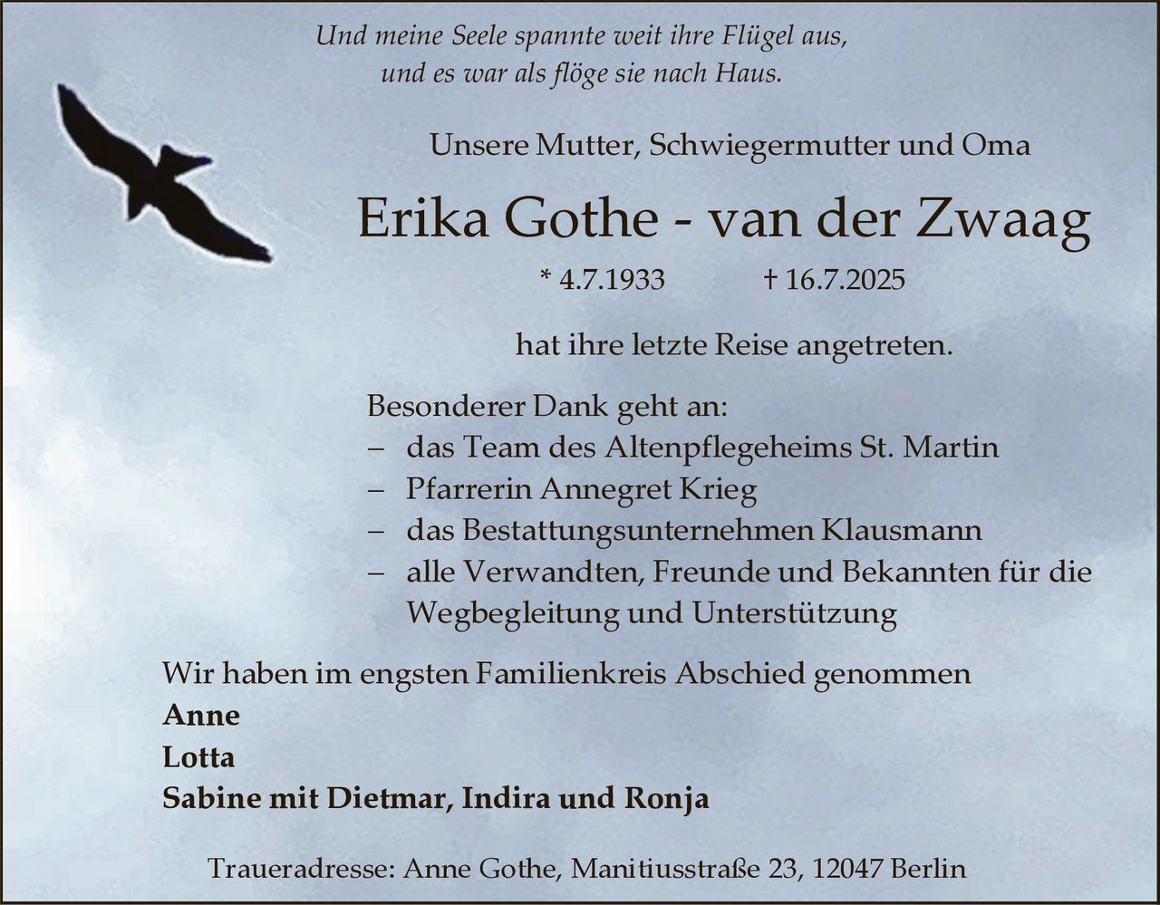Ankündigung