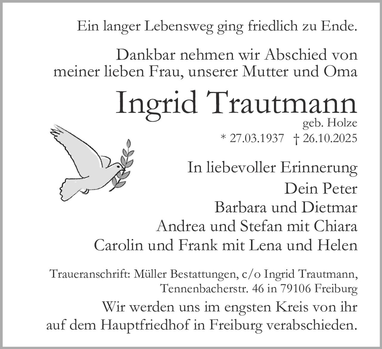 Ankündigung