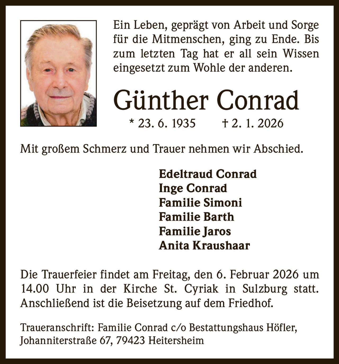 Ankündigung