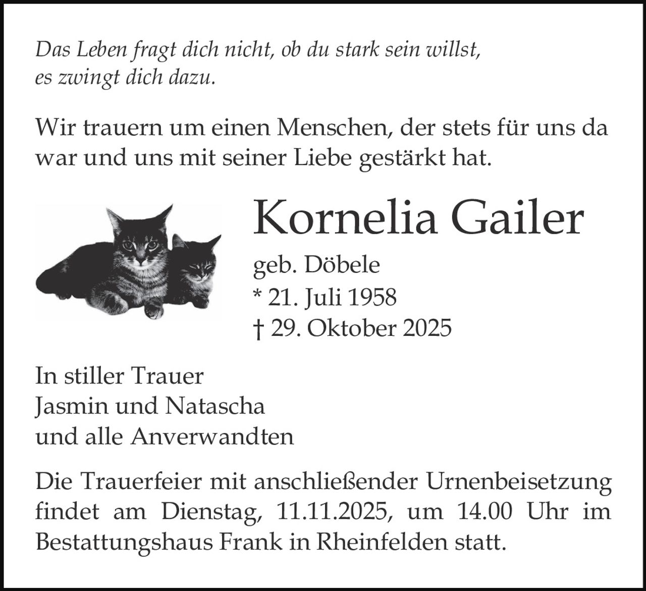 Ankündigung