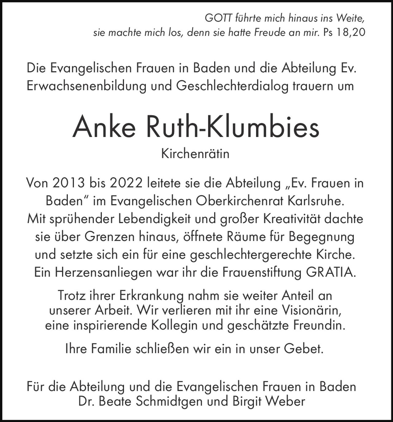 Ankündigung