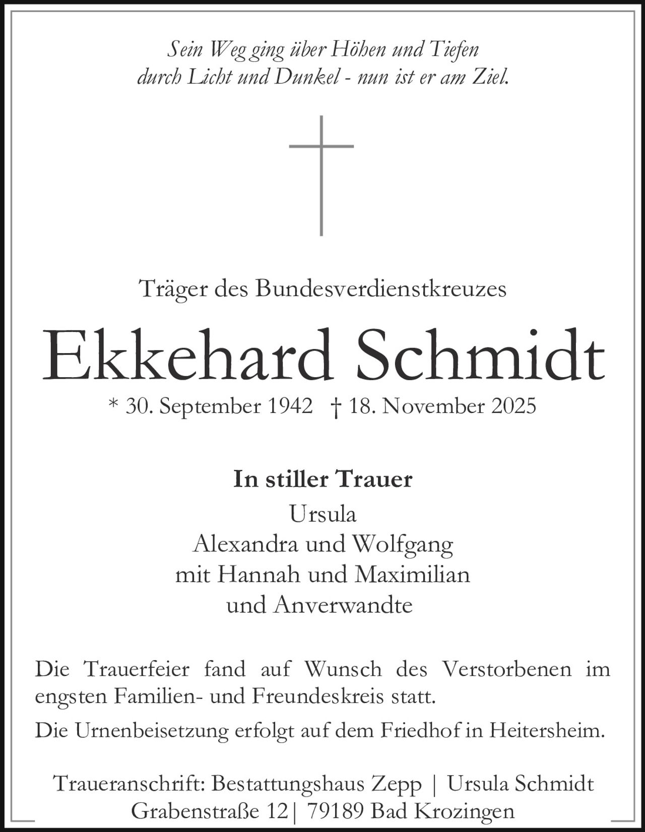 Ankündigung
