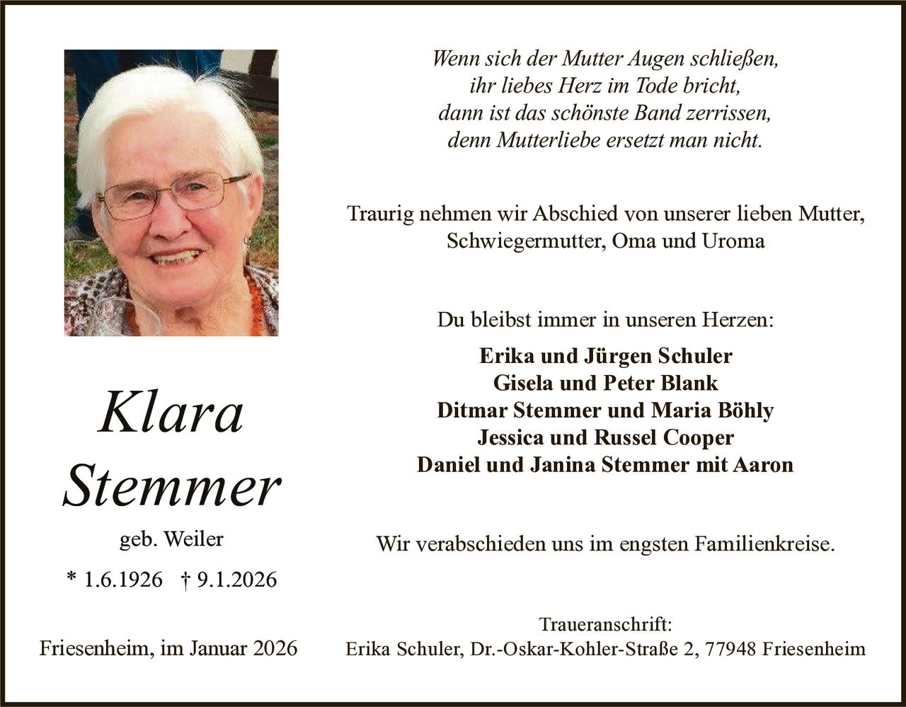 Ankündigung