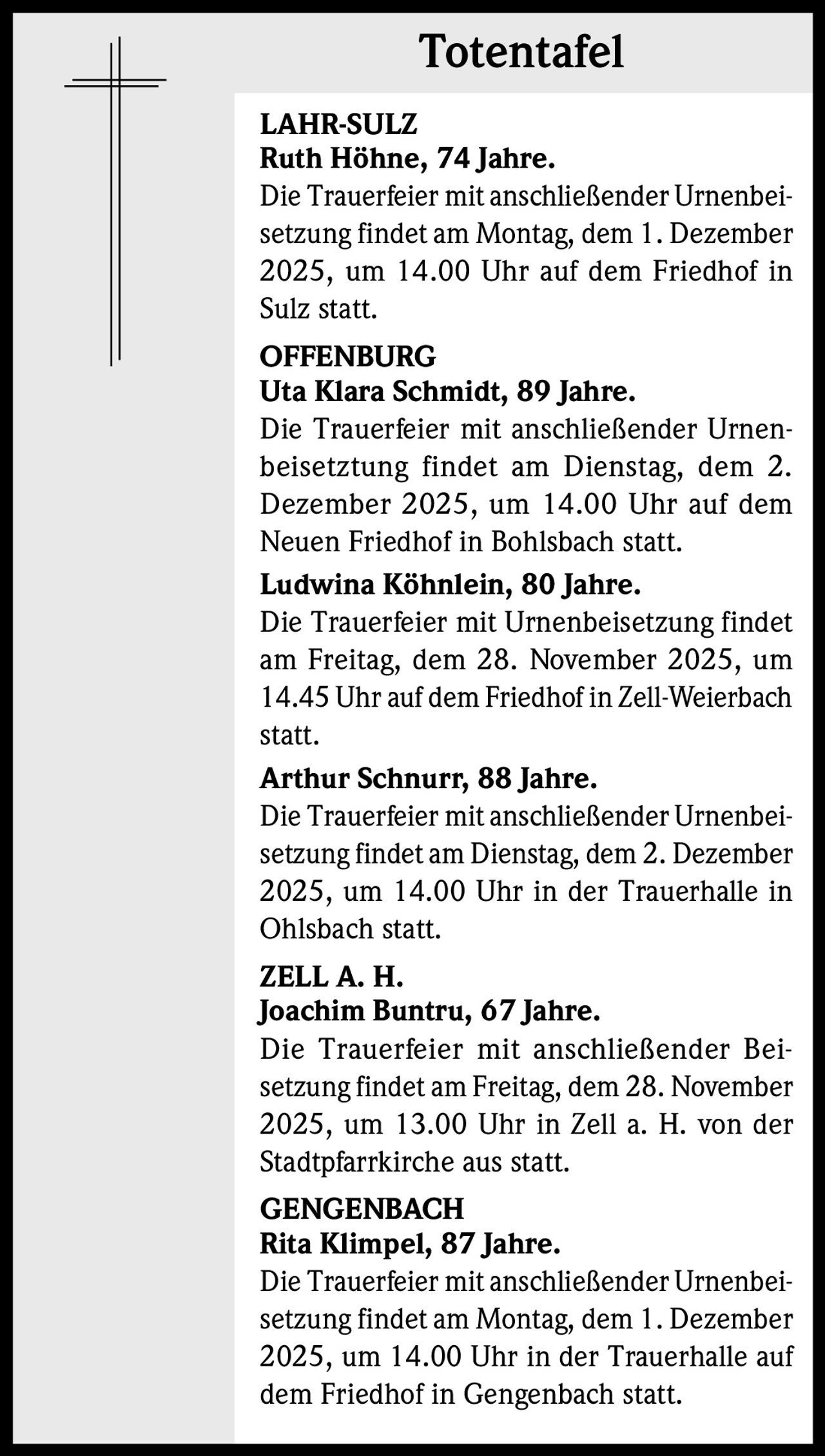 Ankündigung