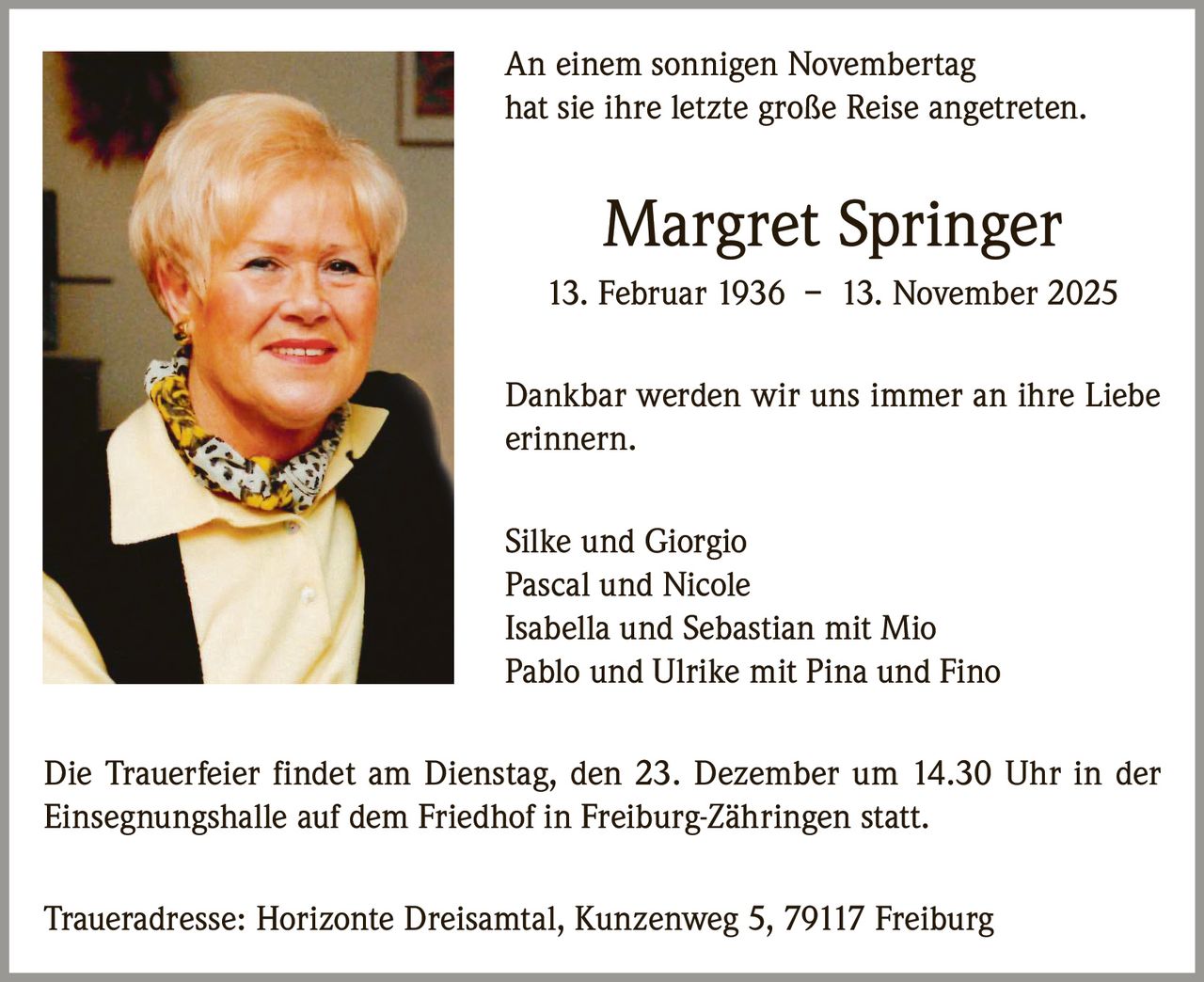 Ankündigung