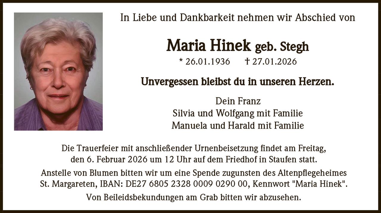 Ankündigung