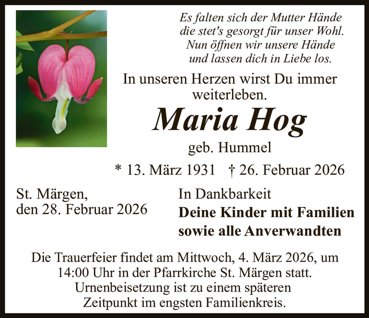 Ankündigung