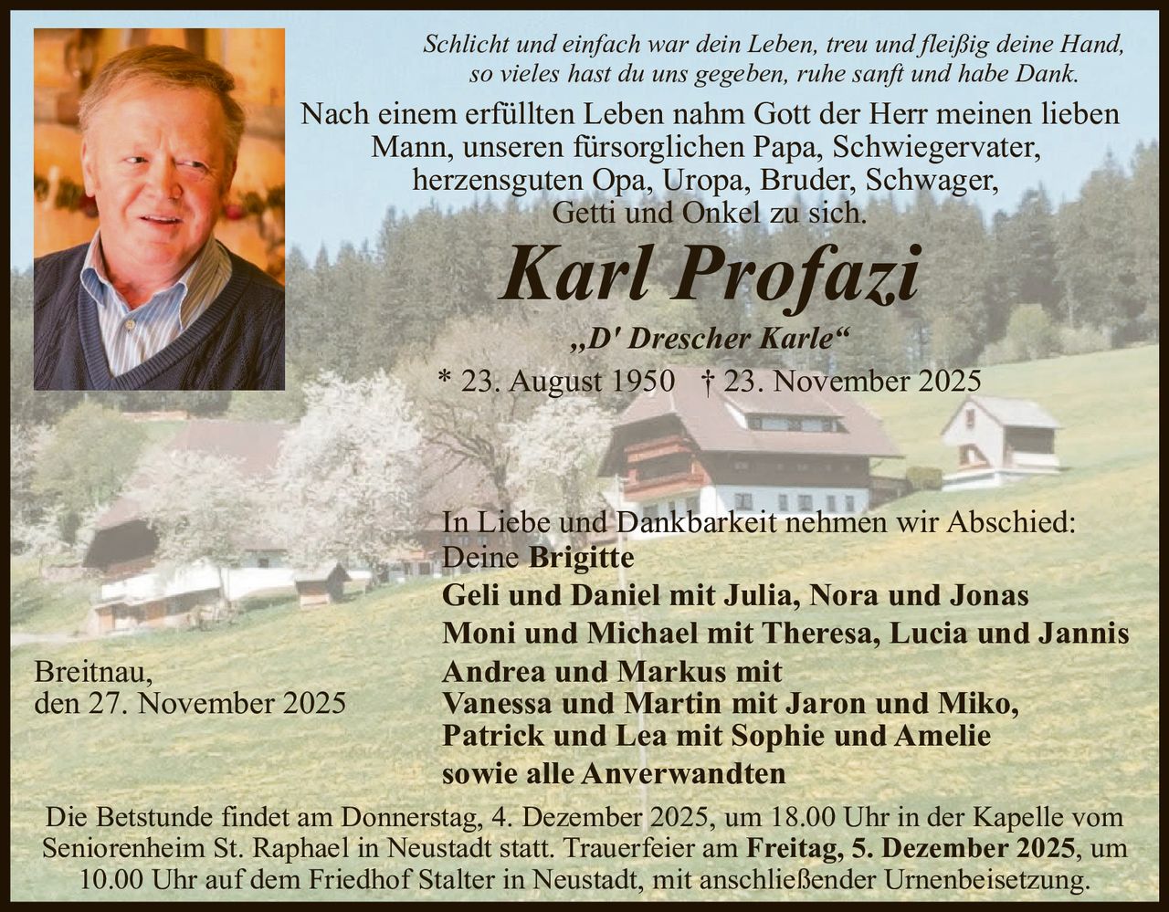 Ankündigung