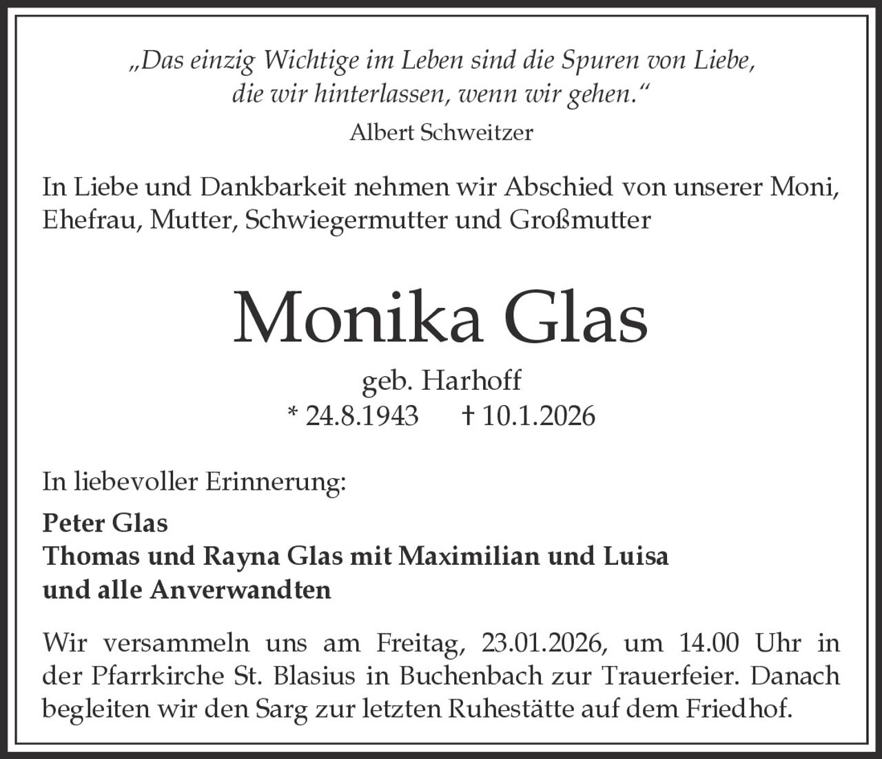 Ankündigung