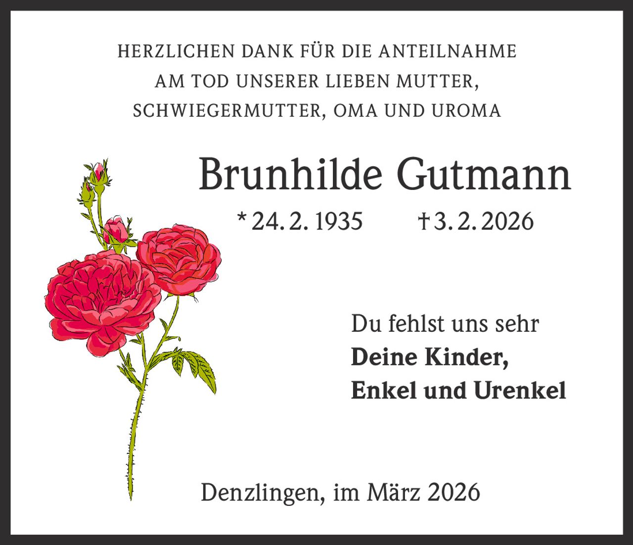 Ankündigung