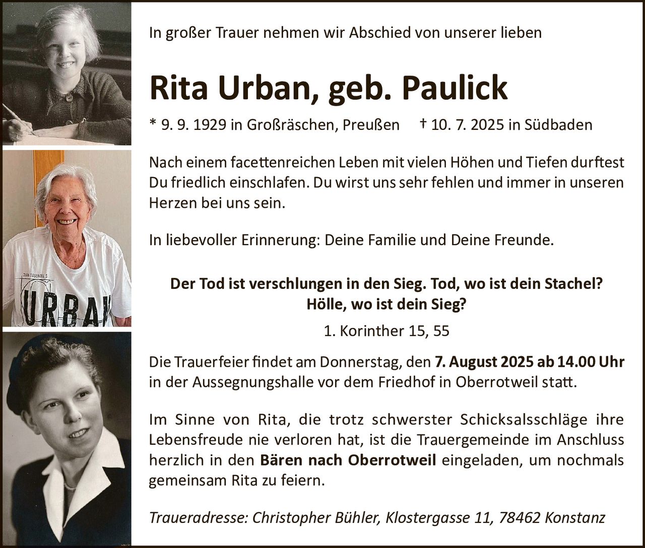 Ankündigung