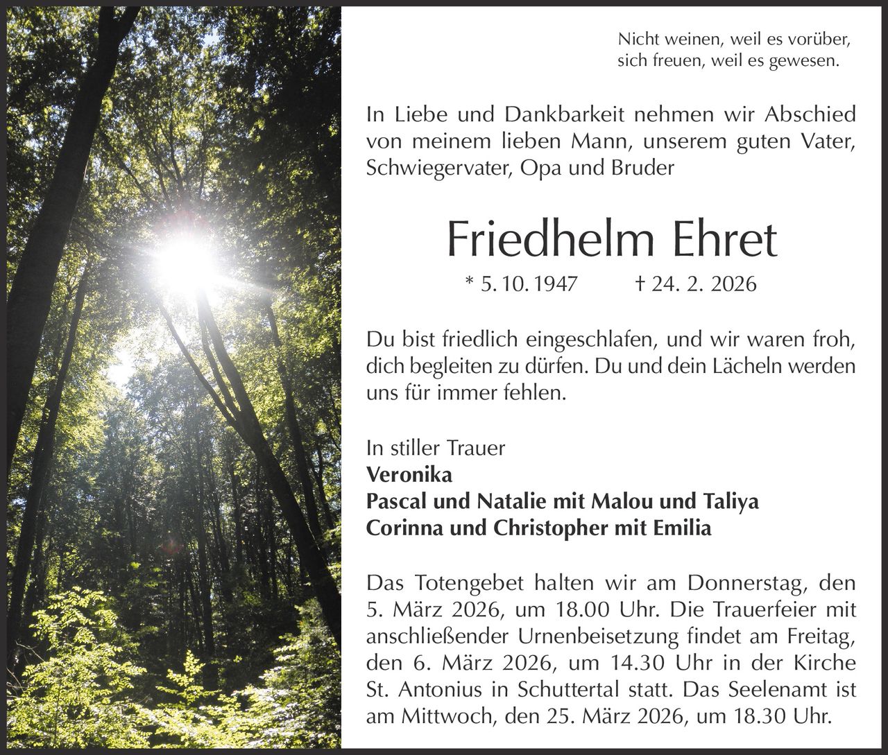 Ankündigung
