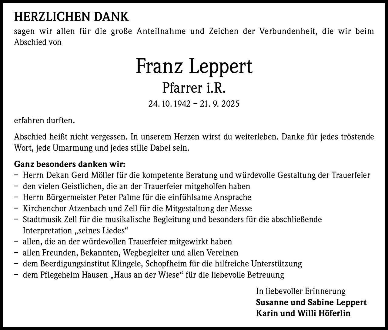 Ankündigung