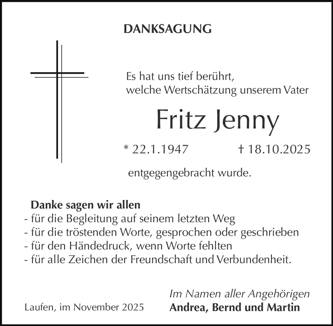 Ankündigung