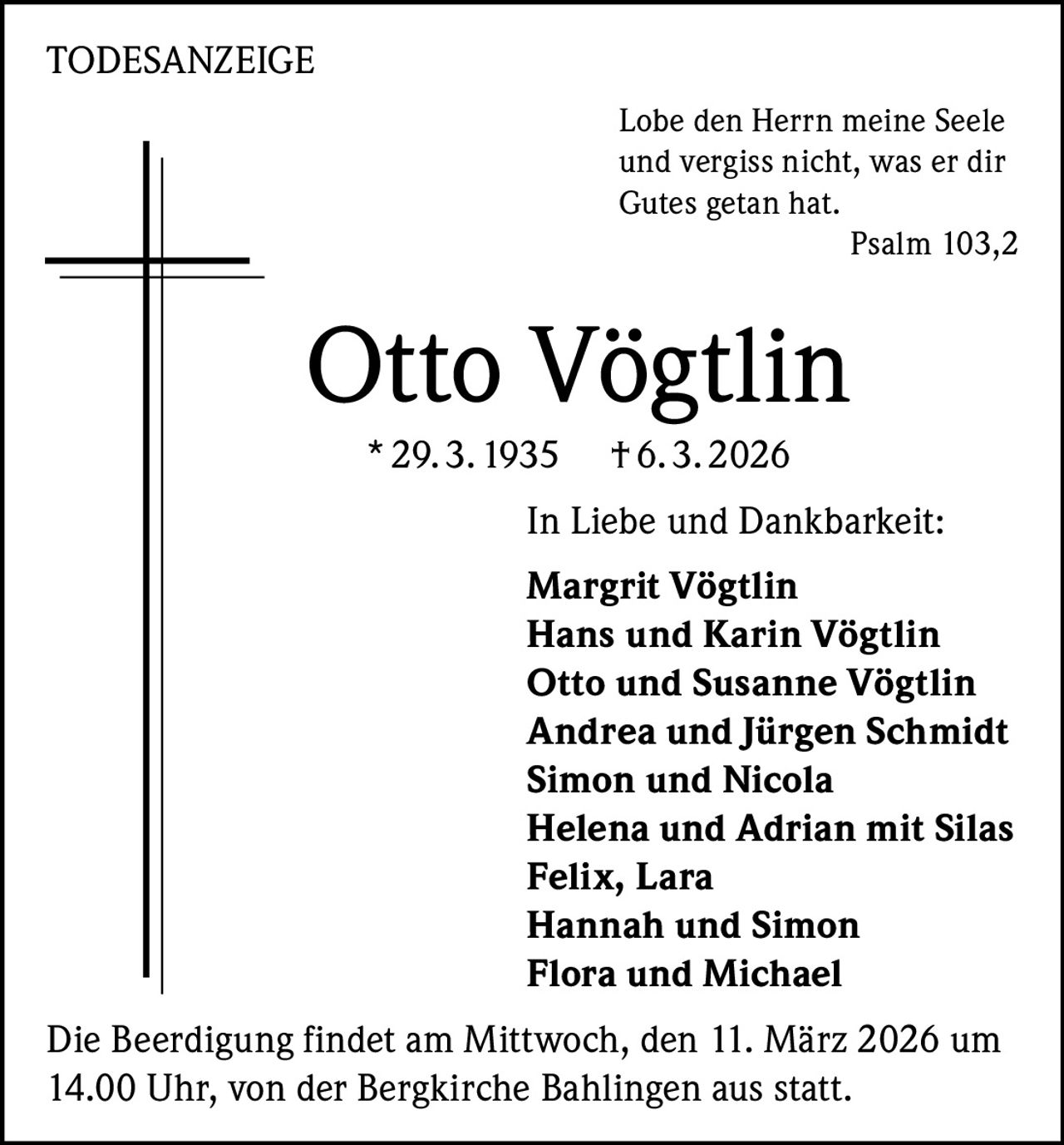 Ankündigung
