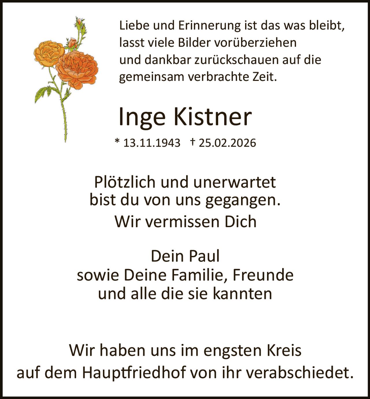 Ankündigung