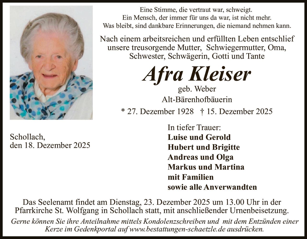 Ankündigung