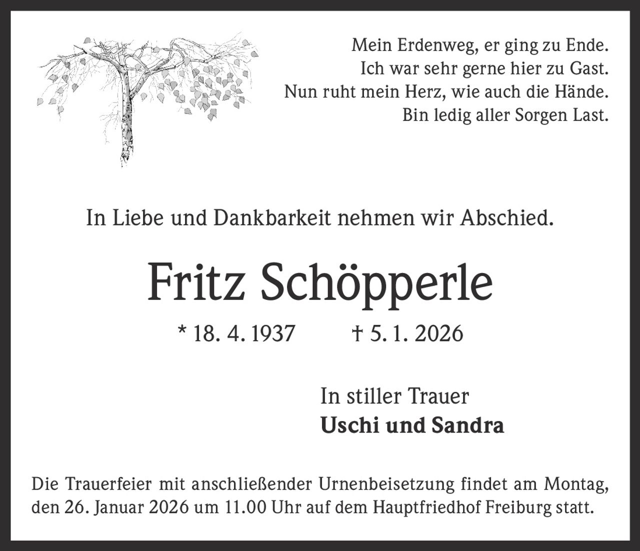 Ankündigung