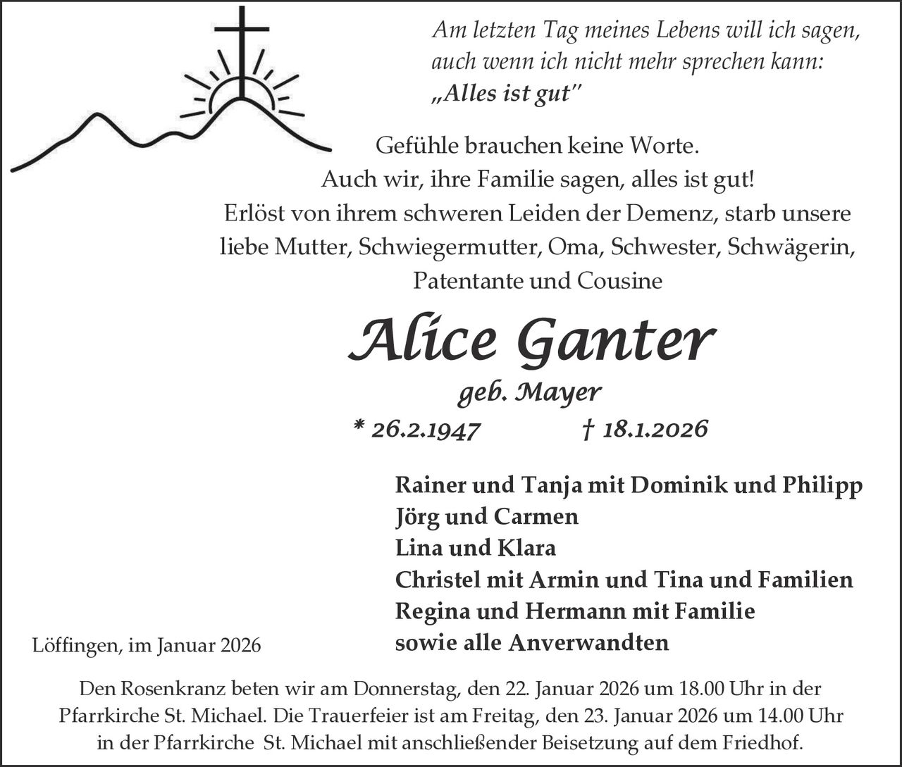 Ankündigung