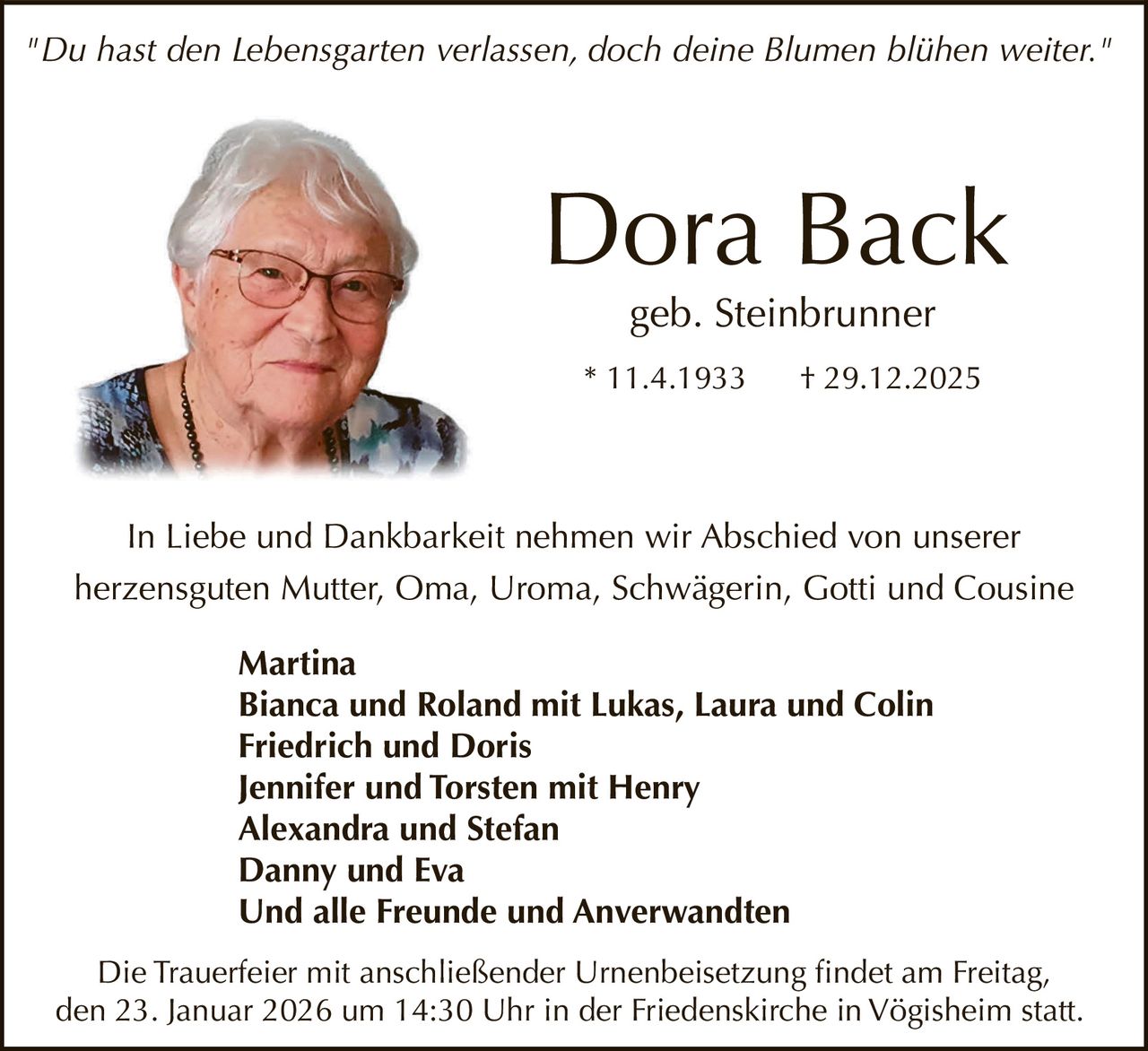 Ankündigung