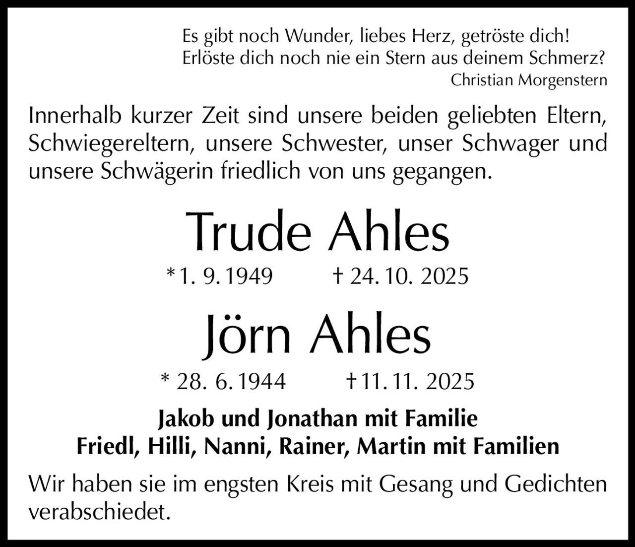 Ankündigung