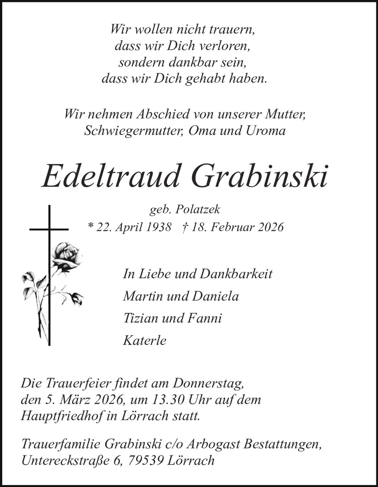 Ankündigung