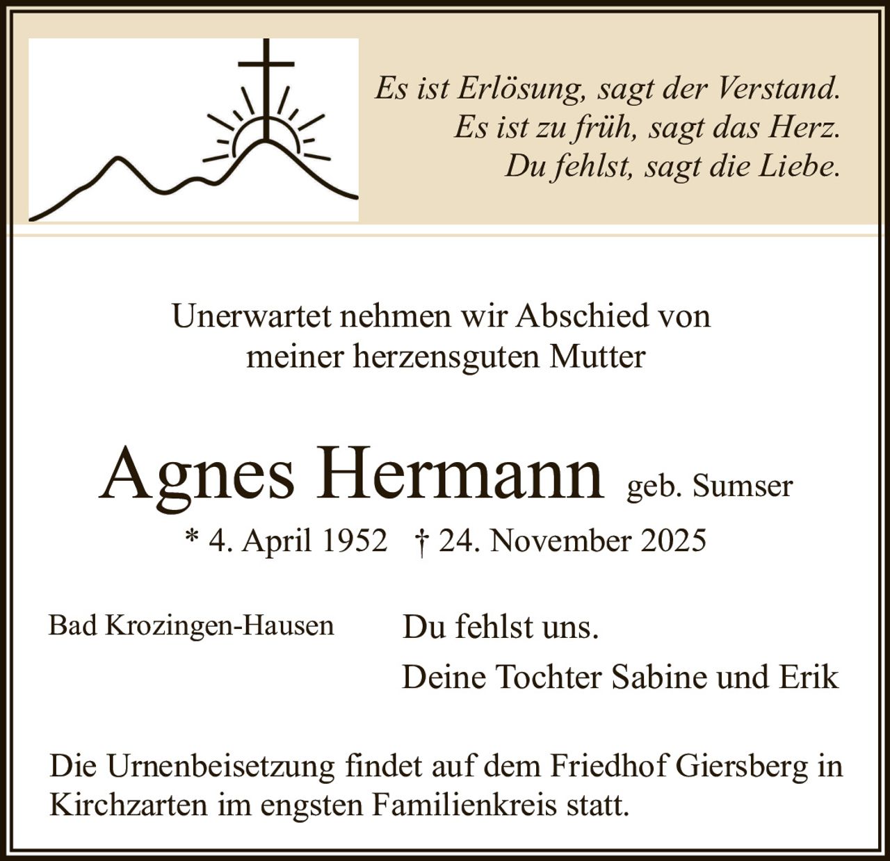 Ankündigung