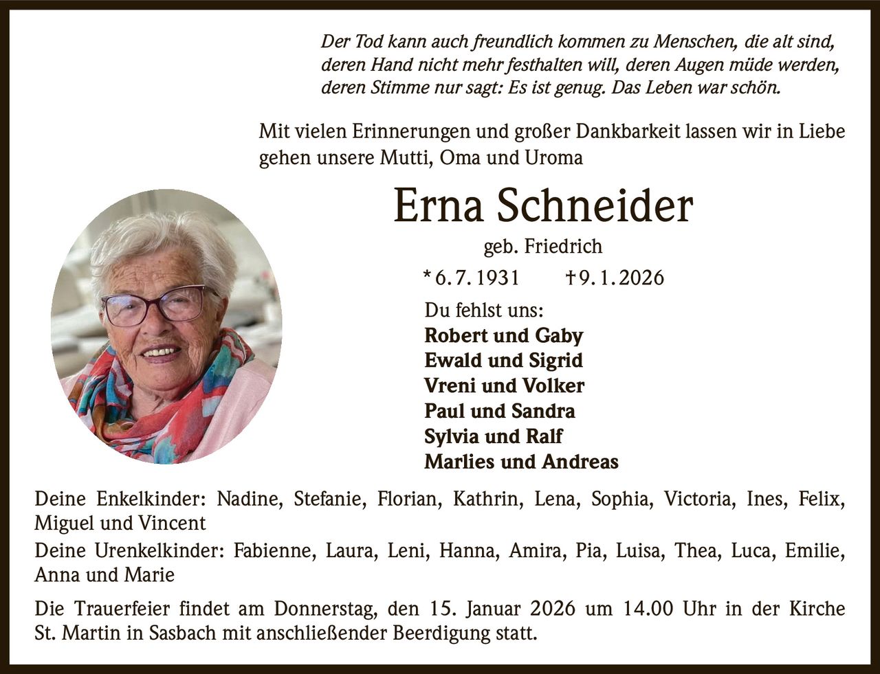 Ankündigung