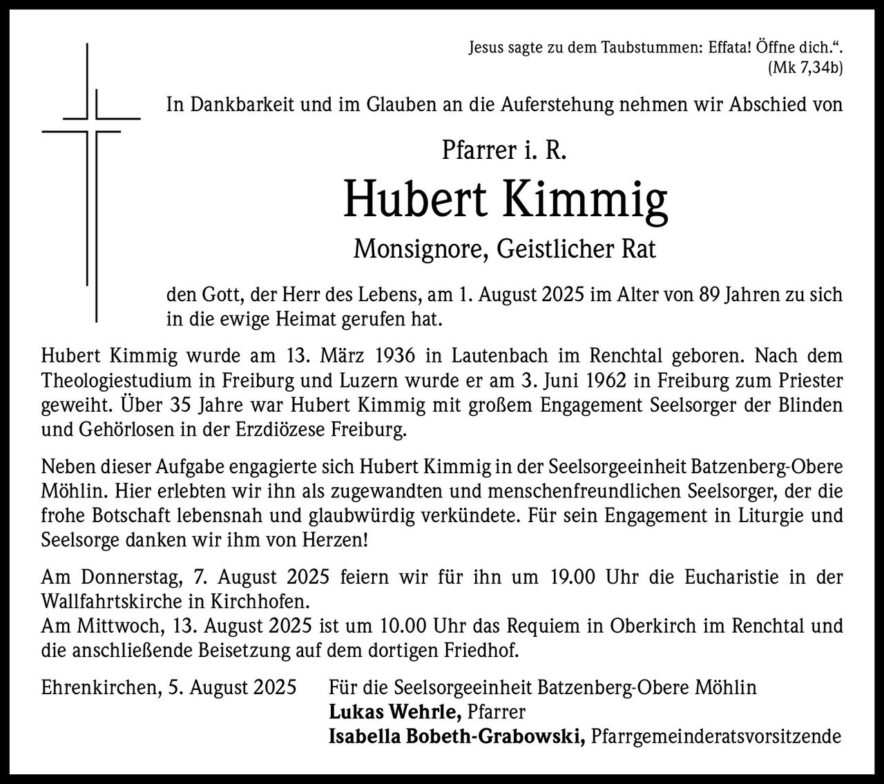 Ankündigung